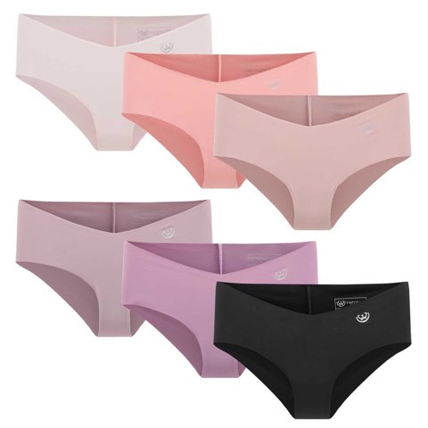 Giovacchino - Pack De 6 Calzones Bikini Microfibra Corte Laser Mujer