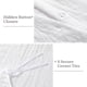 thumbnail image 4 of Juego de fundas de edredón CAROMIO, color blanco, con volantes, tamaño doble, microfibra, 4 of 7