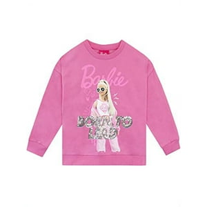 Sweater De Manga Larga Para Niños De Lentejuelas De Barbie Girls