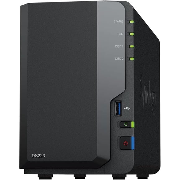 NAS Synology DS223 2 Bahías Diskless Almacenamiento