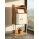 thumbnail image 4 of Estante Librero Multiuso 3 Niveles con Puertas 38x30x112 cm Madera y Blanco, 4 of 4