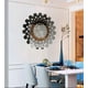 thumbnail image 2 of Espejo Pared Circular Decorativo Burbujas Oro Rosa Jhn, 2 of 3
