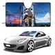 thumbnail image 1 of Suzume Parasol para Parabrisas Delantero Protector Plegable, Visera Solar para Auto Bloquea Rayos UV Mantiene tu Vehículo Fresco140cm*76cm, 1 of 6