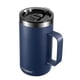thumbnail image 1 of Taza de café KXIAOCHEN con aislamiento de acero inoxidable de 590 ml, azul marino, 1 of 7