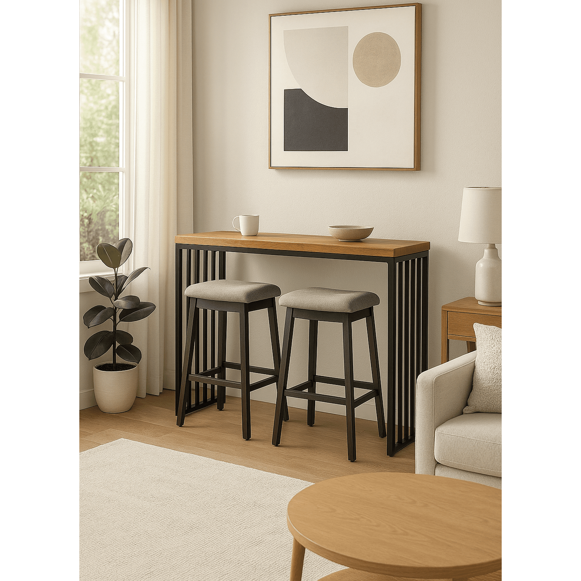 Casa Home - Mesa Bar Desayunador Rb Threshing140