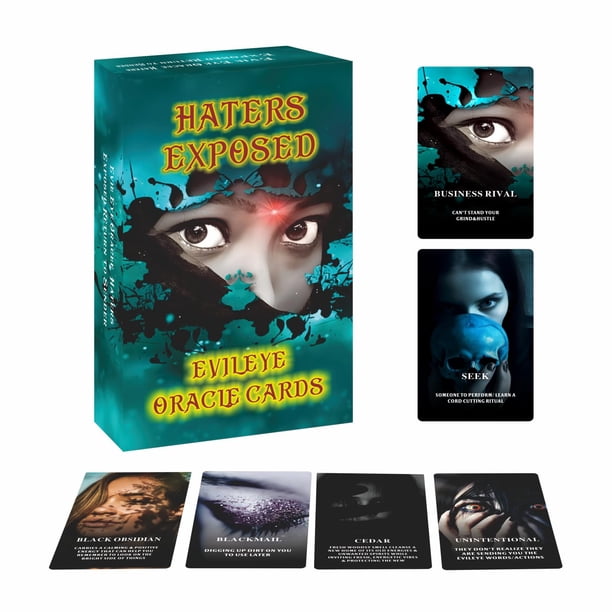 Oracle Cards ZHQGYN, quienes odian los ojos malvados expuestos, devuelven al remitente