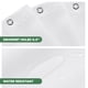 thumbnail image 4 of Cortina de ducha Biscaynebay Hotel Quality 180 x 180 cm, color blanco, 4 of 9