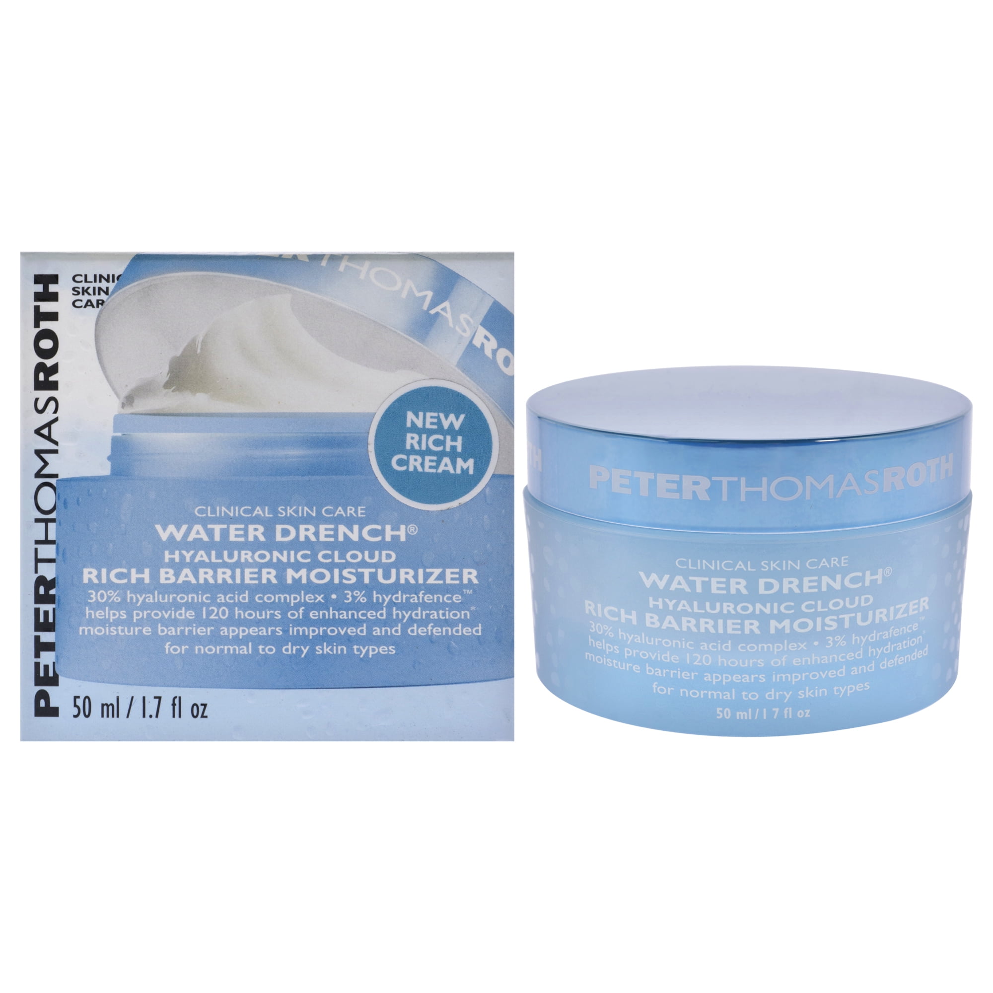 Peter Thomas Roth - Humectante De Barrera Rico En Nubes Hialurónicas Empapado En Agua De Para Unisex - Humectante De 1.7 Oz