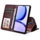thumbnail image 5 of Funda Billetera para Realme C53 con Porta Tarjetas y Soporte Ajustable Marrón, 5 of 5