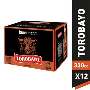 12X Cerveza Kunstmann Torobayo 5° 330Cc