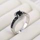 thumbnail image 3 of Dazzling Crystal Zircon Wedding Ring for Women - Delicate and Classic Jewelry Gift, 3 of 5