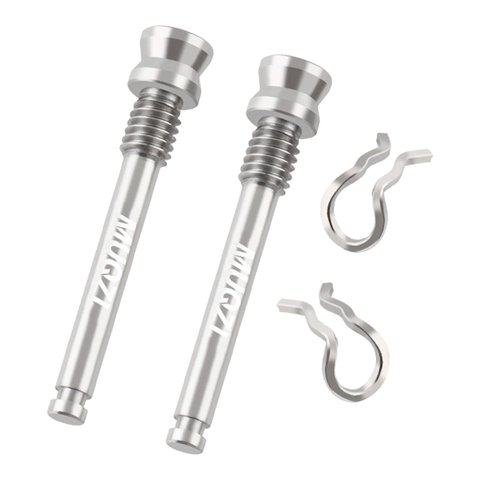 Ioensy - Pastillas De Freno De Disco De Bicicleta, Pasadores Roscados, Componentes De Repuesto Para Montar, Repuestos Plateados