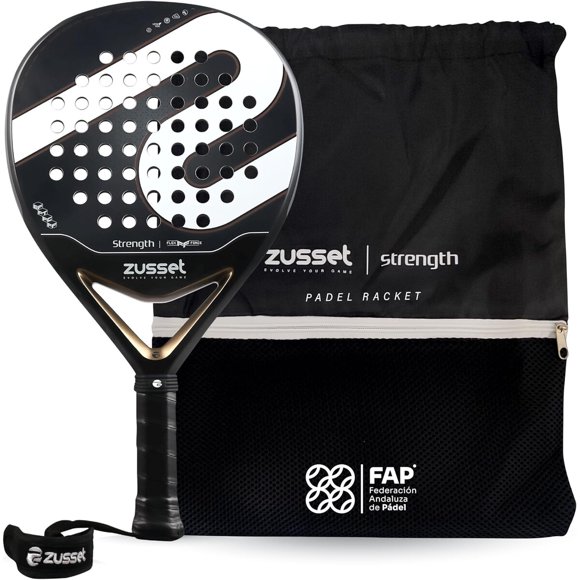 Pala Pádel Zusset Strength 2025 Redonda 12K Carbono