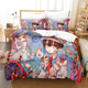 thumbnail image 1 of Anime Toilet bound Hanako kun Bedding Set,Duvet Cover Bed Set Quilt Cover Pillowcase, Boys Girls Adults Bed Sheets, 1 of 5