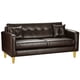 thumbnail image 2 of Sofa New Retro 3 Cuerpos Pu 01 Chocolate, 2 of 5