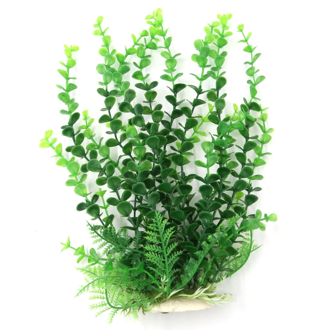 Decoración de Tanque de Peces Aqua REGALWOVEN Planta Plástica Verde para Betta 28cm Plantas de Acuario