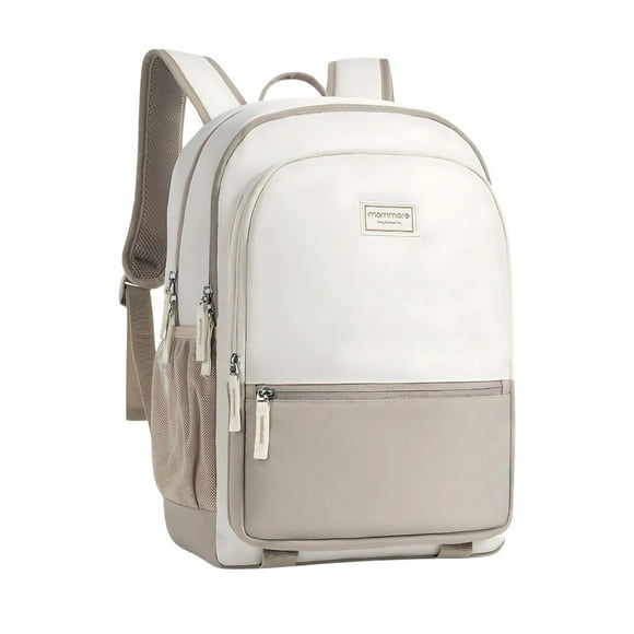 Mommore Mochila Escolar Grande 3 Compartimientos 20L - Caqui