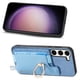 thumbnail image 4 of Funda Magnética Para Samsung Galaxy S23 Con Billetera Y Anillo Protector Resistente Azul, 4 of 5