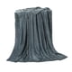 thumbnail image 3 of Manta De Franela De Felpa Manta De Tiro De Lana Manta De Siesta Hogar Dormitorio Hogar Azul Gris 150x200cm, 3 of 5