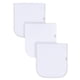 thumbnail image 1 of Toallita para eructos Gerber, pack de 3, muselina 100% algodón, blanca, 1 of 3