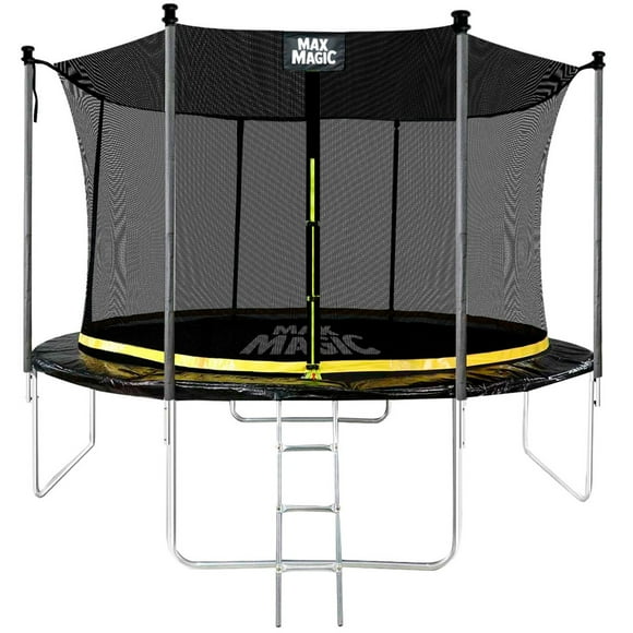 Cama Elástica 366 cm (12 Ft) Negro