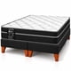 thumbnail image 3 of Base de Cama de 2 Plazas + Colchon Mery Desing 1 Pilow - Negro, 3 of 7