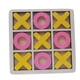 thumbnail image 4 of Juego De Mesa De Madera Tic TAC Toe, Juego De Mesa De Ajedrez Xoxo Hecho A Mano Para Viajes, Amarillo Y Rosa, 4 of 5