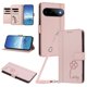 thumbnail image 1 of Funda Cartera Trébol para Google Pixel 11 Pro con Ranuras Tarjetas y Carga Inalámbrica Rosa, 1 of 6