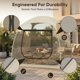 thumbnail image 5 of Refugio portátil TABU 183x183 cm Tienda pop‑up beige, 5 of 8