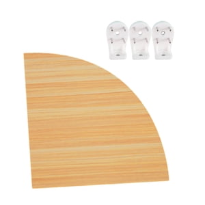 Magideal - Estante Esquinero Montado En La Pared, Estante De Exhibición Rústico Ligero Multiusos, Estante Flotante Para Oficina, Dormitorio, Decoración Del Hogar 15Cm