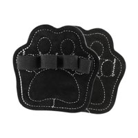 Magideal - 2 Almohadillas De Agarre Para Levantamiento De Pesas, Guantes De Entrenamiento, Protección Para La Palma, Agarres Para Entrenamiento De Fuerza, Cultur Negro