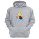 thumbnail image 1 of Polerón Canguro Travieso Amarillo Dibujos Animados Gris Claro Talla L Unisex, 1 of 2