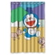 thumbnail image 1 of Cortina de ducha clásica con diseño de dibujos animados de Doraemon, juego de cortina de baño con ganchos, tamaño 48 x 72 pulgadas, 1 of 3