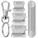 thumbnail image 1 of Ganchos Giratorios Con Llaveros 100 Unidades Silver, 1 of 6