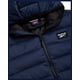 thumbnail image 5 of Chaqueta Reebok ligera con capucha acolchada para hombre, color azul marino, 5 of 7