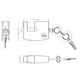 thumbnail image 4 of Candado Profesional YALE Y124 Cortina – 60mm, 4 of 4