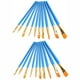 thumbnail image 5 of Juego de 20 pinceles para pintar acuarela, pintura al óleo, suministros para artistas, portalápices azul, 5 of 11