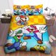 thumbnail image 1 of Super Mario With Luigi Luma In Digital Drawing Quilt Duvet Cover Set Super 3-Piece Bedding Set, 1 of 5