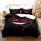 thumbnail image 1 of 3D Print XOXO Devil Smiling Face Bedding Set Duvet Cover Bed Set Quilt Cover Pillowcase Comforter king Queen Size Boys Adult, 1 of 5