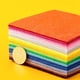 thumbnail image 3 of 60 piezas de láminas de tela de fieltro de poliéster para manualidades, láminas de fieltro de colores surtidos, muestras de tela para manualidades, láminas de tela de fieltro pastel, cuadrados de 10 c, 3 of 7