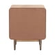 thumbnail image 5 of Mesa lateral Vidaz de Zuo, color café, MDF y acero, con cajón y repisa, 5 of 9