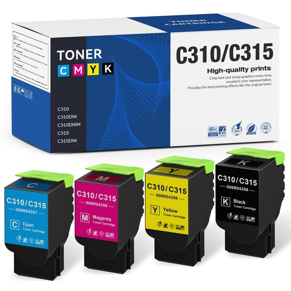 Cartucho de tóner Jeostarky C310 C315 compatible, paquete de 4