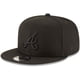 thumbnail image 1 of Gorra New Era MLB 9FIFTY Atlanta Braves Negra para Adultos, 1 of 6