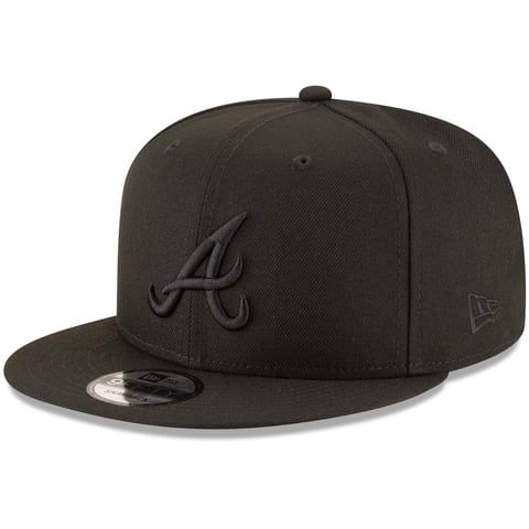 Gorra New Era Mlb 9Fifty Atlanta Braves Negra Para Adultos