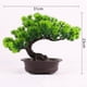 thumbnail image 2 of Árbol bonsái artificial, planta falsa decorativa, plantas artificiales en maceta, bonsái de pino japonés, planta alta para decoración del hogar, 2 of 4