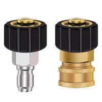 Ioensy - Adaptador De Lavadora A Presión, Boquillas Resistentes Al Desgaste Para Lavadora A Presión, 2 Uds.