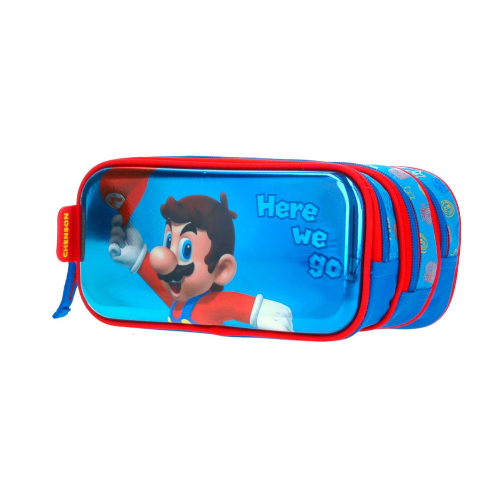 Mario Bros - Estuche Lapices Infantil Super Mario