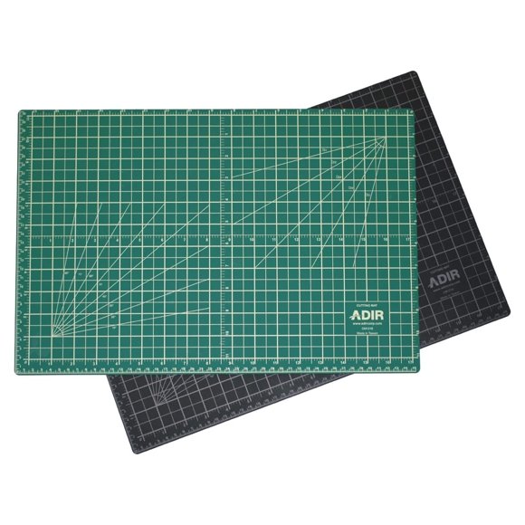 Alfombrilla de Corte Autorreversible Adir Corp. 46 × 61 cm Verde/Negro