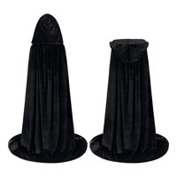Genérica - Capa De Vampiro De Halloween, Fiesta De Disfraces Terciopelo Length:150Cm(From Collar To Hem)