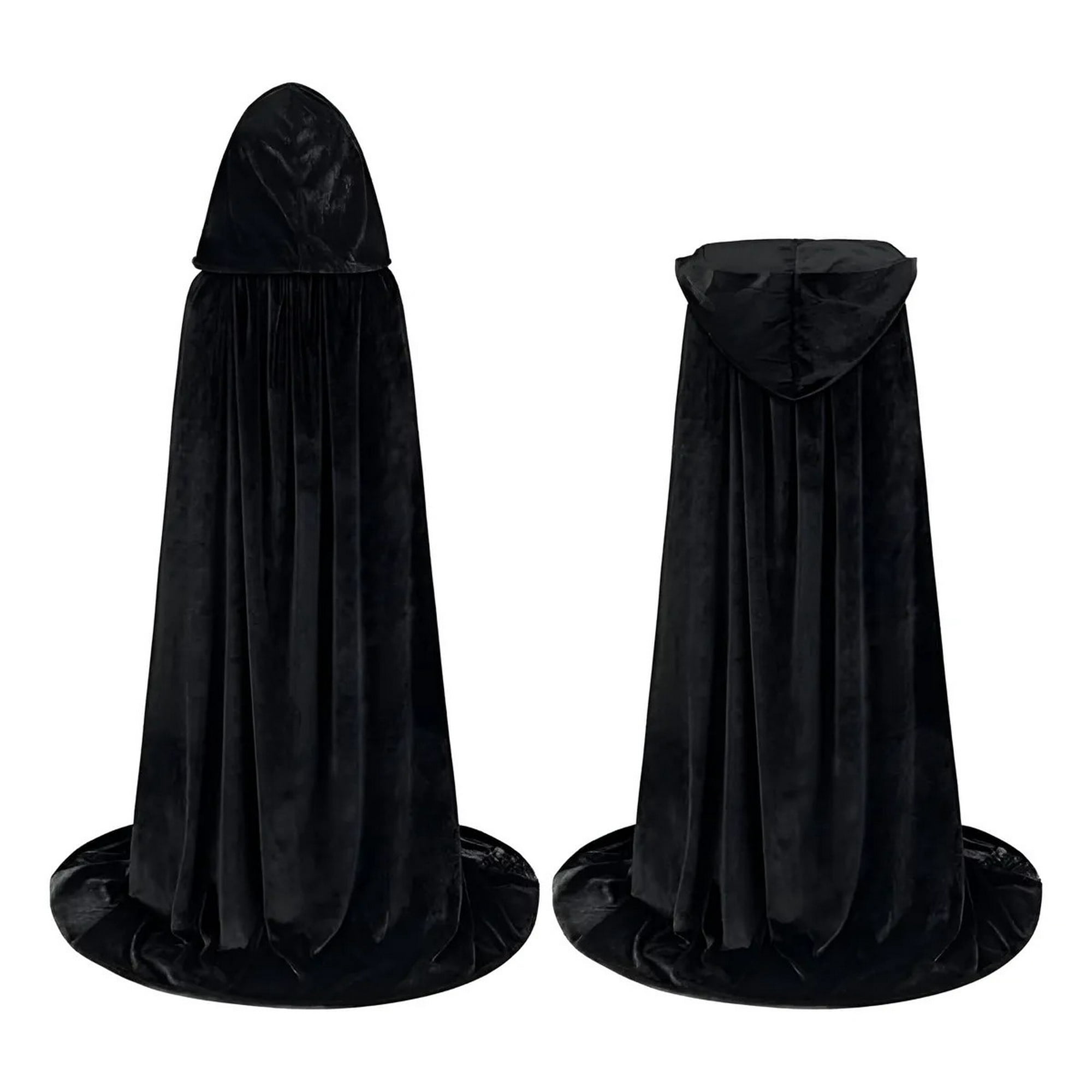 Genérica - Capa De Vampiro De Halloween, Fiesta De Disfraces Terciopelo Length:150cm(from Collar To Hem)